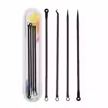 Thumbnail: 4PCS Acne Blackhead Comedone Black Spot Pimple Blemish Remover Skin Care