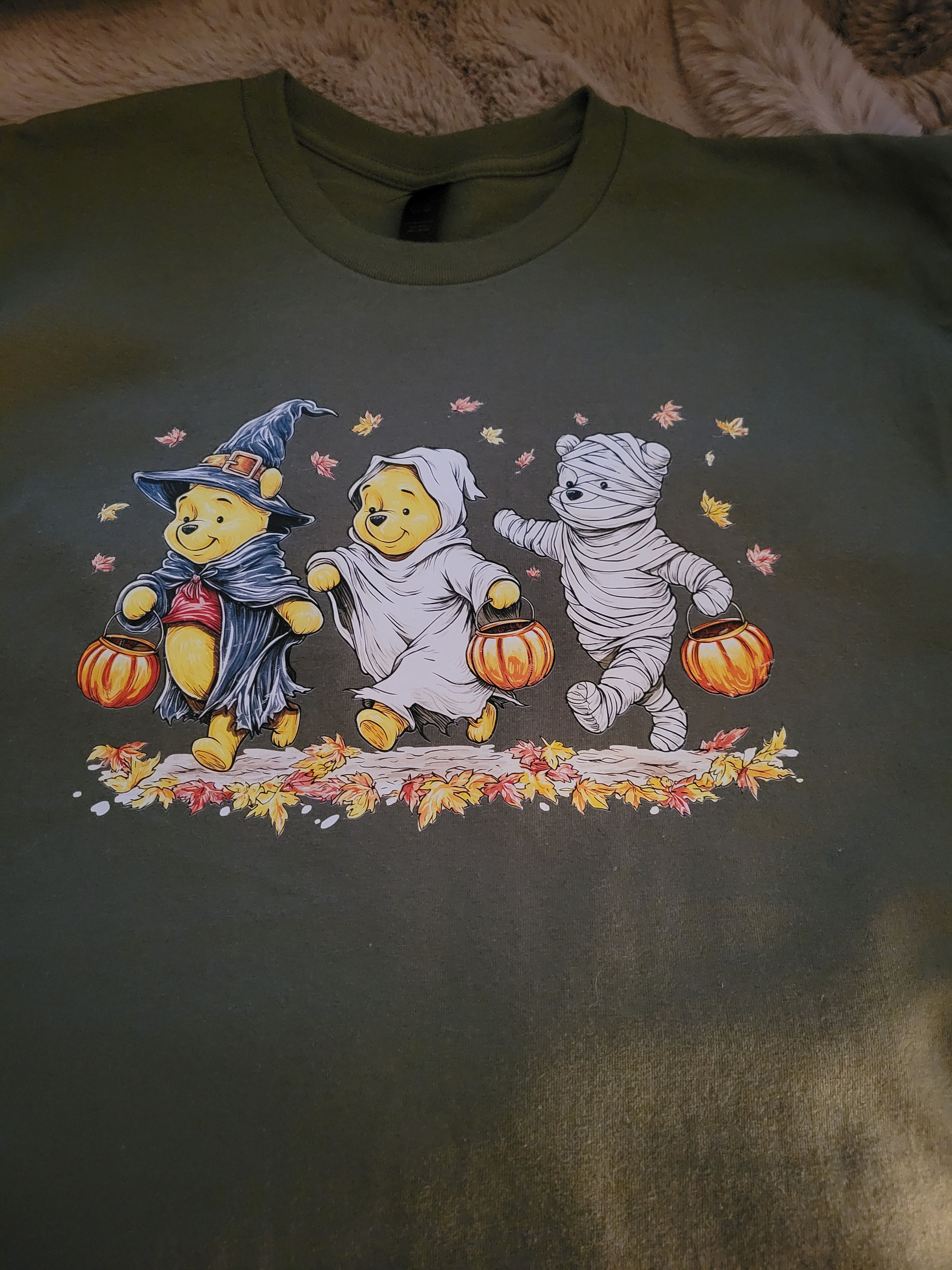 Retro Halloween Pooh Bear