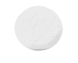 one lone smooth round white stone_edited