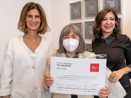 PREMIO SOY ARQUITECTA 2021-22: SILVIA CORIAT GANADORA DE LA MENCIÓN ESPECIAL CATEGORÍA ACTIVISTA