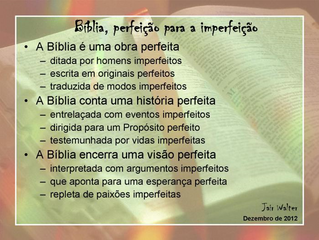 PERFEIÇÃO INCOMPLETA