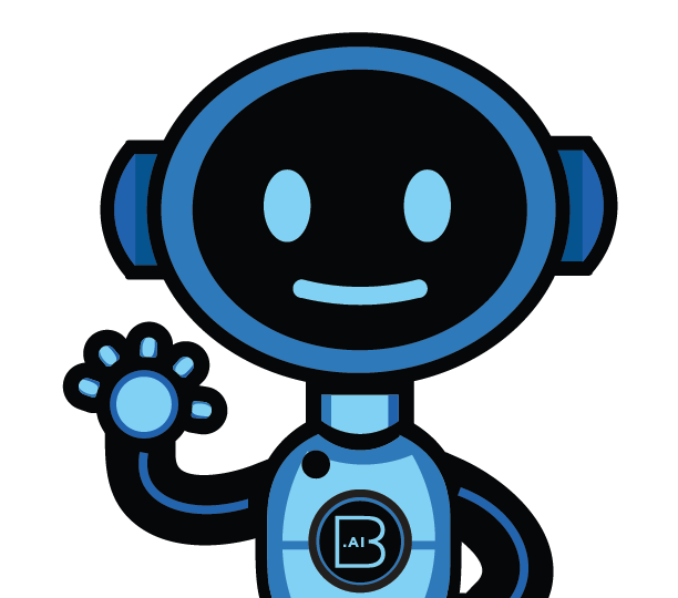 Smiling friendly BringINBen.AI Robot