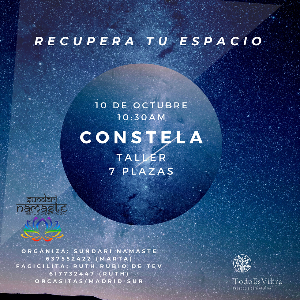 Taller Constelaciones Familiares 10 DE OCTUBRE con Ruth Rubio.