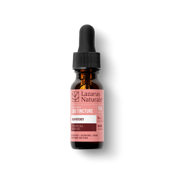 Lazarus Tropical Breeze High Potency Tincture - 0.5oz 750mg