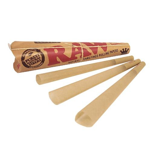 RAW 6pk Unrefined Pre-Roll Cones