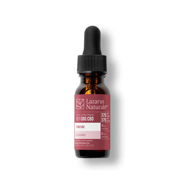 Lazarus Naturals Full Spectrum CBG:CBD Tincture 1:1 - 750 mg