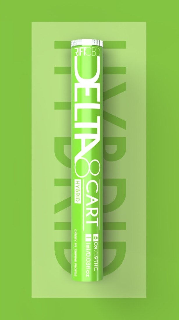 Rift Delta-8 Vape Cartridge (950 mg), Cherry Pie