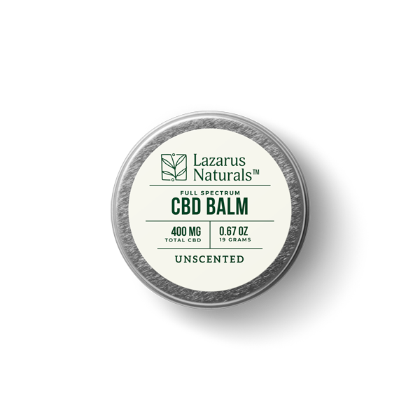 Lazarus Naturals Full Spectrum CBD Balm - 400 mg - Unscented