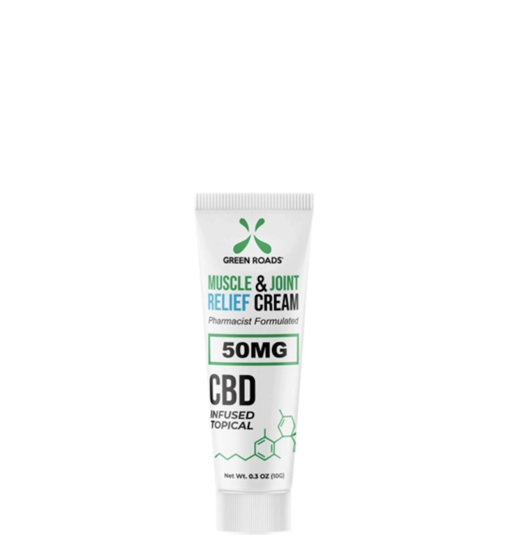 Green Roads Muscle & Joint Relief Cream 50mg .3oz