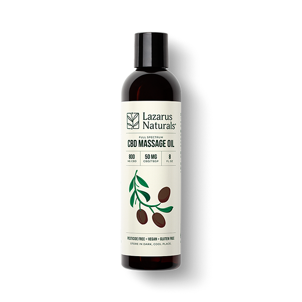 Lazarus Naturals Massage Oil 800mg