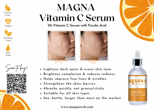 MAGNA Organic Vitamin C Serum (2 oz.) | MAGNA