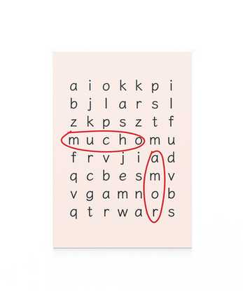 tekstkaart mucho amor