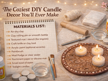 The Coziest DIY Candle Decor You’ll Ever Make