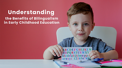 A bilingual preschooler learns the alphabet