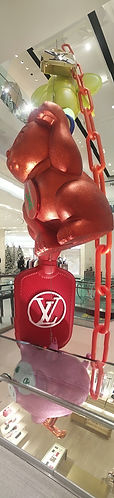 Louis Vuitton Holt Renfrew Bloor atrium art installation