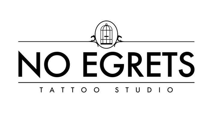 No Egrets Tattoo Studio logo