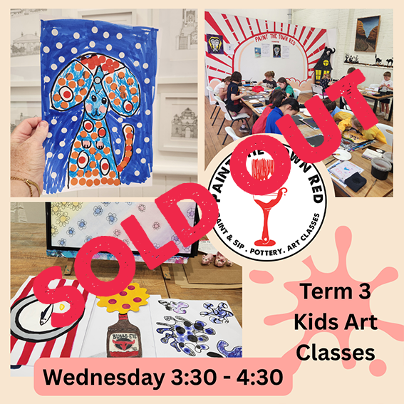 Wednesday 3:30pm to 4:30pm - Term 3 Children's art classes