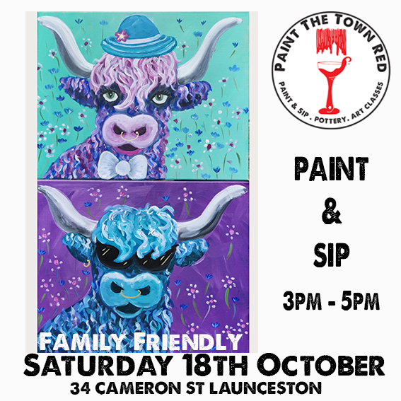 Saturday 18th October Paint and Sip 3pm-5pm  (Family Friendly)