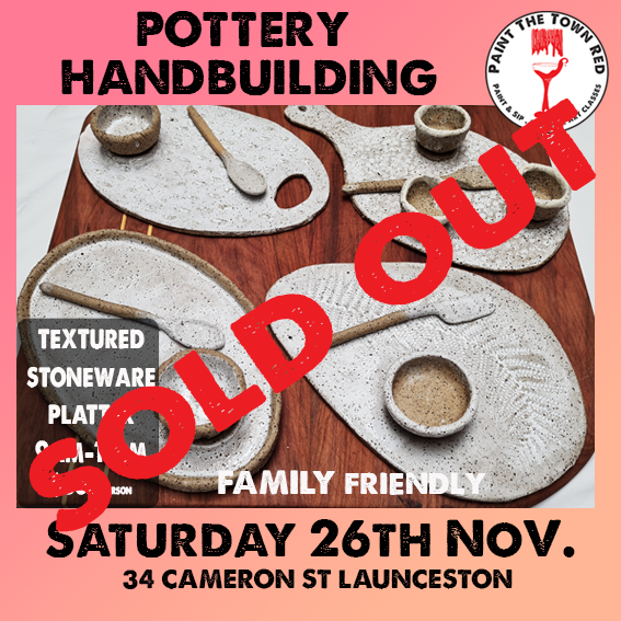 Saturday 26th November- Hand Built Platter  9am to 11am