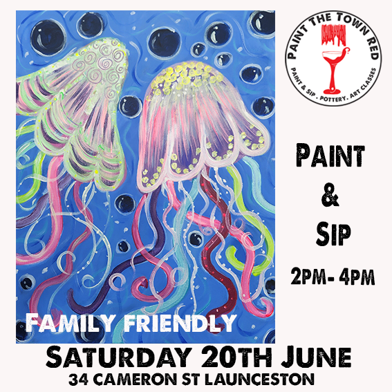 Saturday 20th June 2 -4pm (Family Friendly) Paint n sip