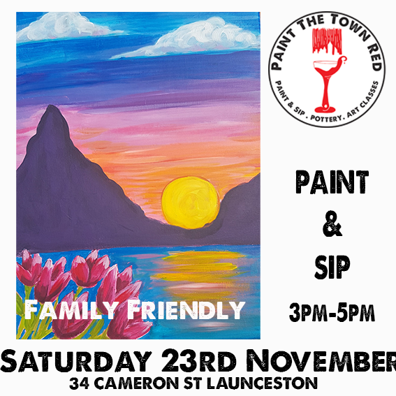 Saturday 23rd November Paint and Sip 3pm-5pm (Family Friendly)