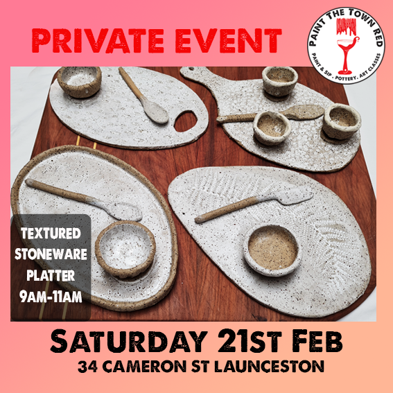 Saturday 21st Feb Hand Built Platter 9am to 11am