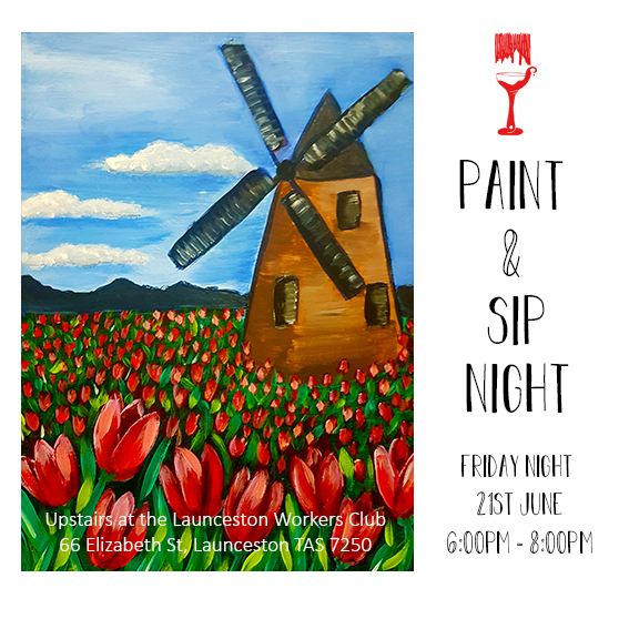 Friday Paint and Sip Night 21st June 2019 35 per ticket