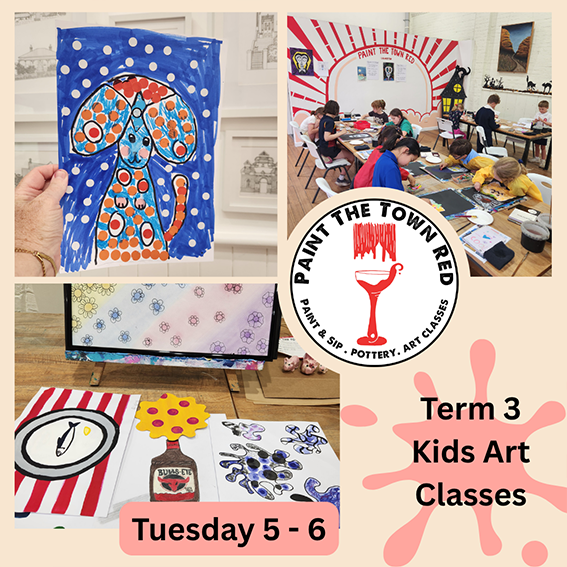Tuesday 5 to 6pm - Term 3 Children's art classes