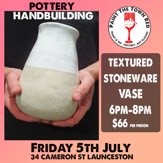 Friday 5th July 6pm to 8pm Large Vase hand building