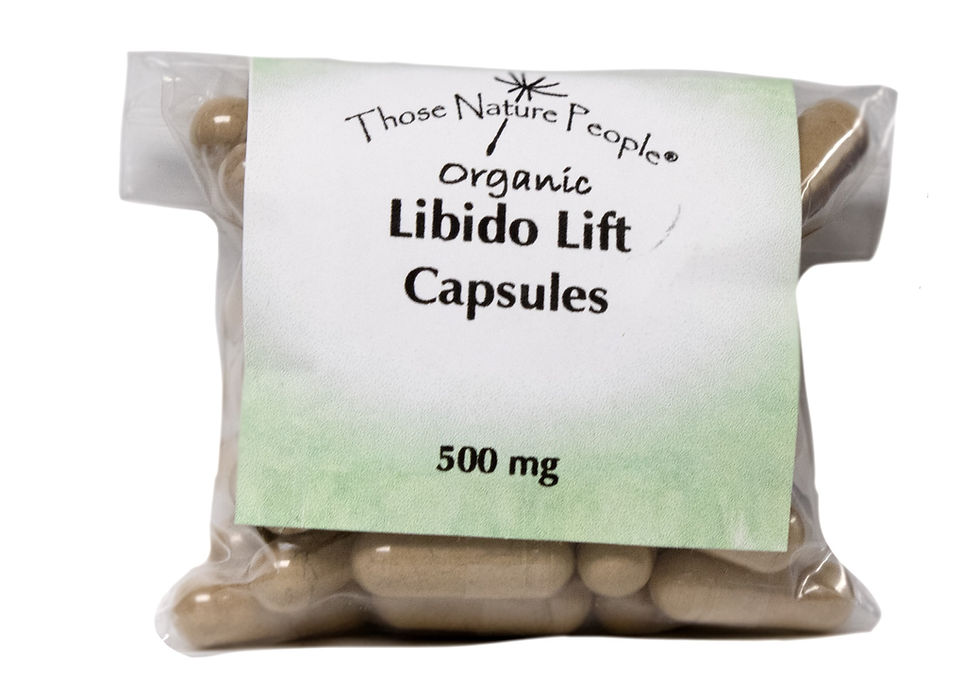 Libido Lift Capsules in bag facing front
