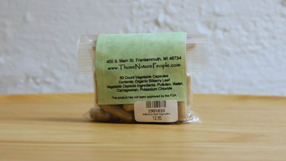 Thumbnail: Bilberry Leaf Capsules 360 view video