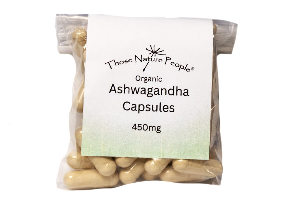 Ashwagandha Capsules facing front