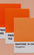 Pantone color swatches in shades of orange