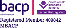 Member of the British Association for Counselling and Psychotherapy (BACP)