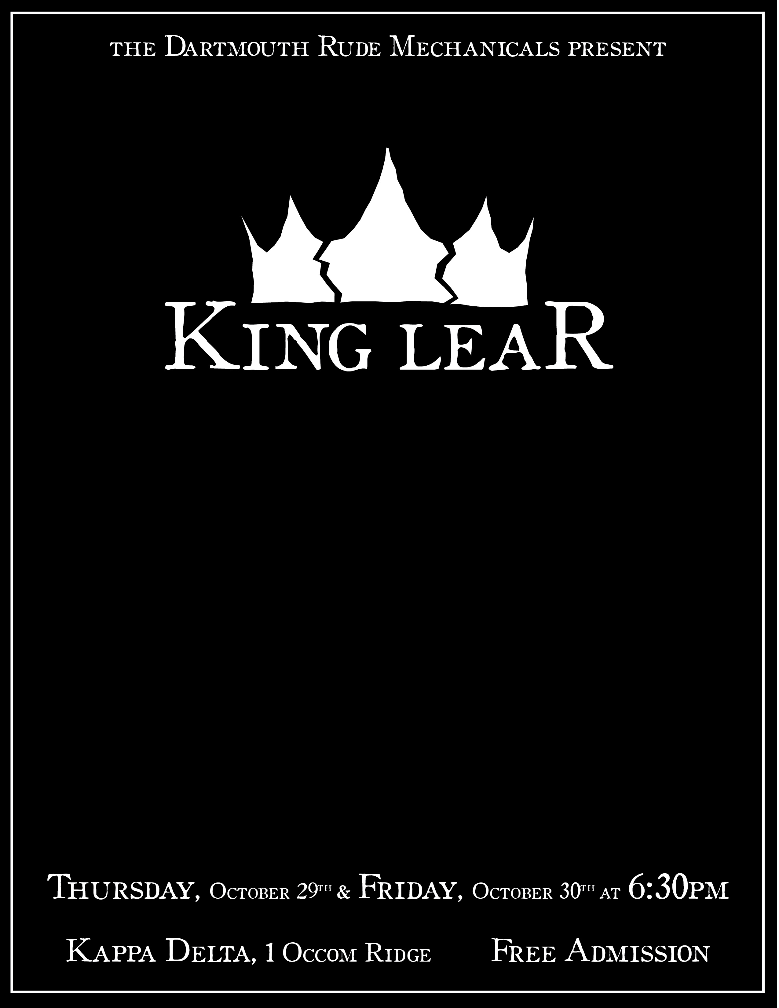King Lear Promotional Poster