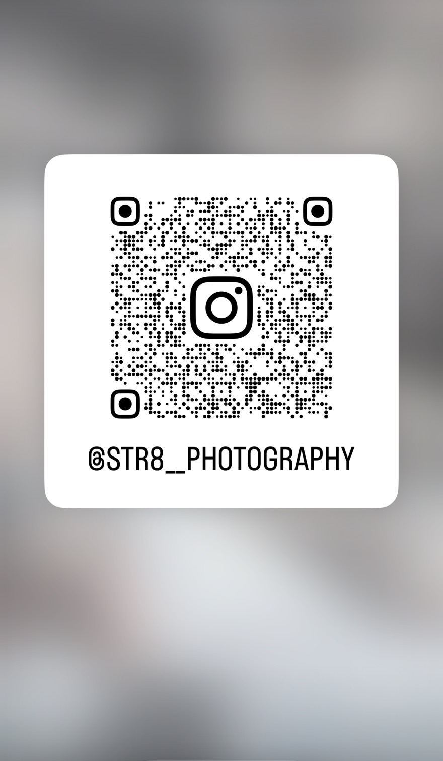 Instagram QR code for STR8 Photography