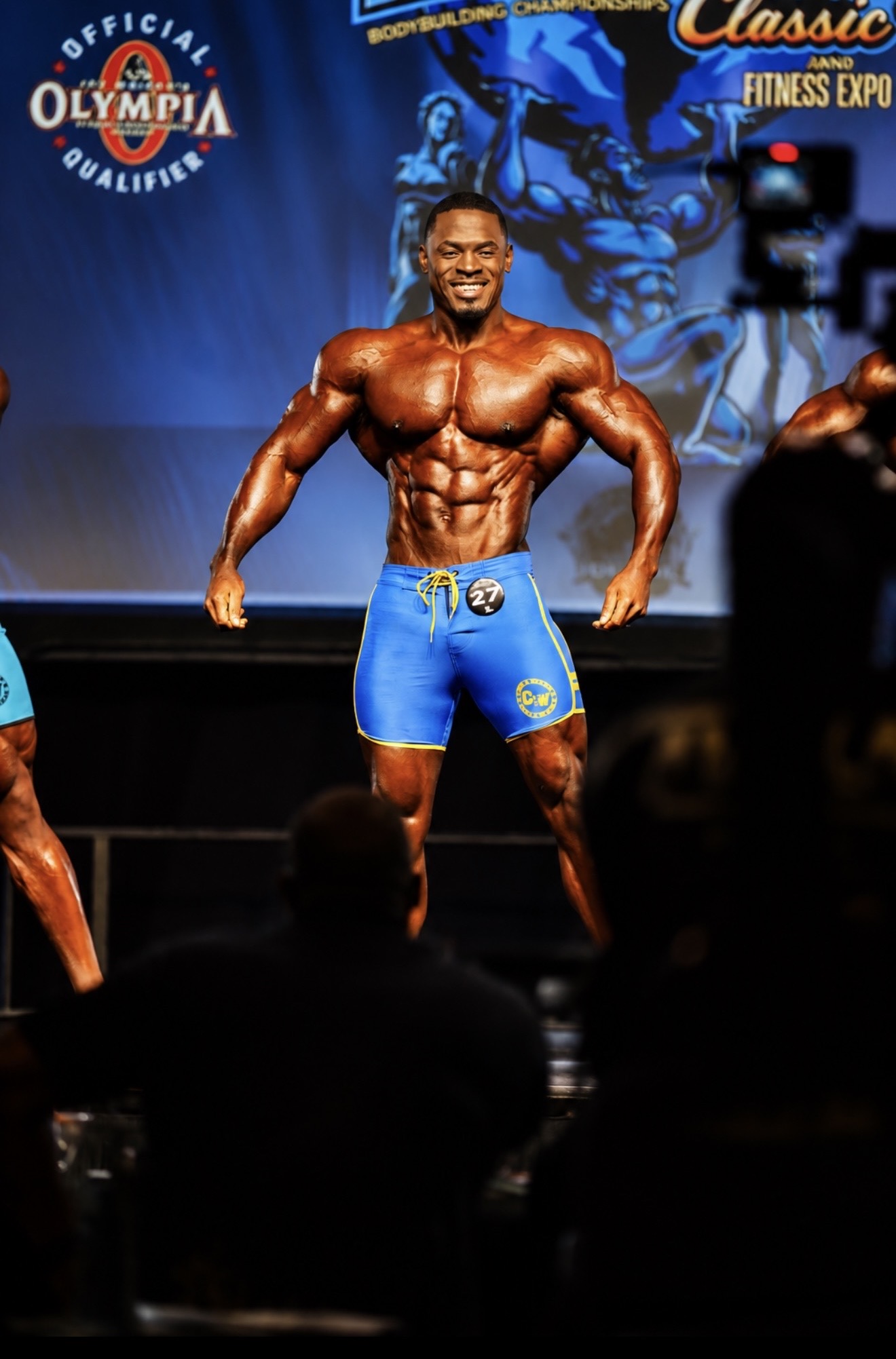 Bodybuilding competition photography