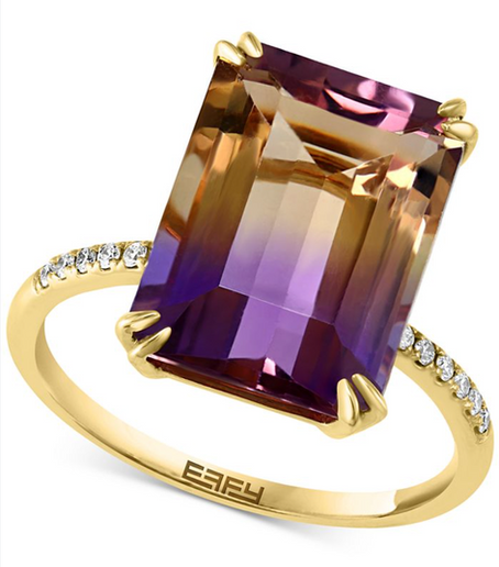 紫黃晶｜Ametrine【功效/顏色/評級/脈輪/禁忌/五行】