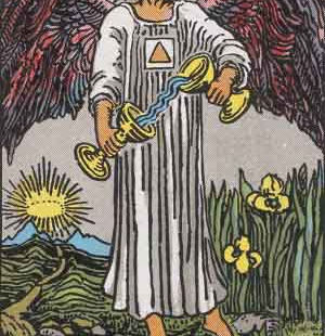 【塔羅主牌】【14】節制 (Temperance) 正位/逆位愛情意思,解析