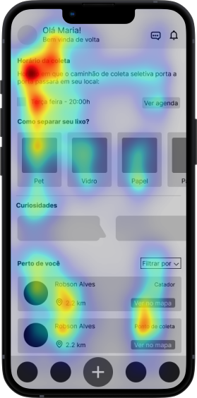 mapa de calor do wireframe