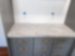 Grey quartz that really  looks like marble kitchen countertops