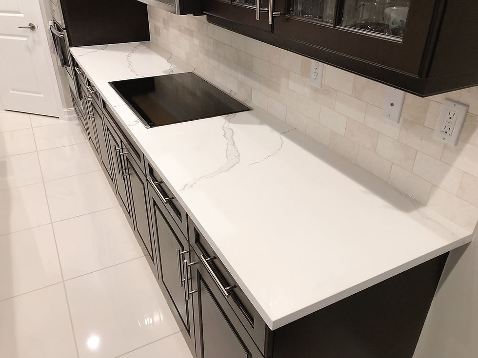 Calacatta kitchen quartz countertops Boca Raton, Palm Beach