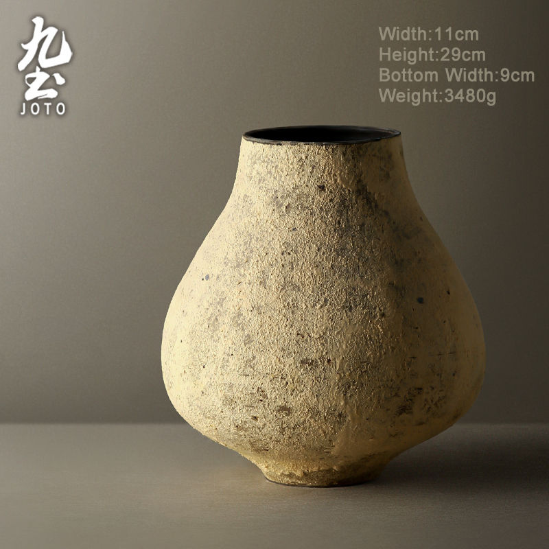 縮圖：JOTO Handmade Rough Ceramic Vase DER0109