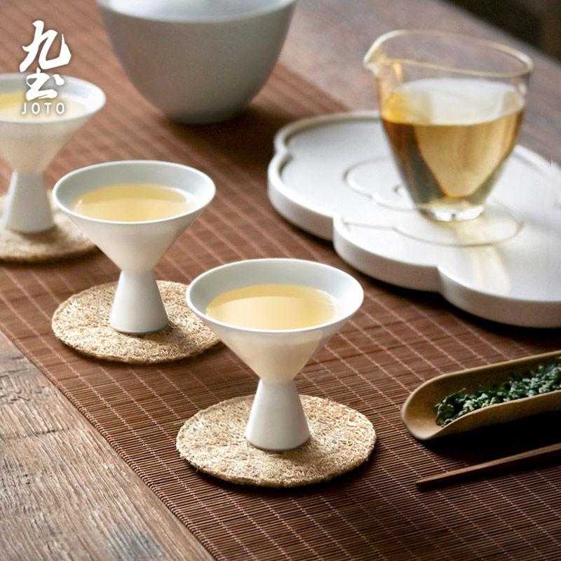 縮圖：JOTO Handmade Ceramic Tall Tea Cup XCBR0131