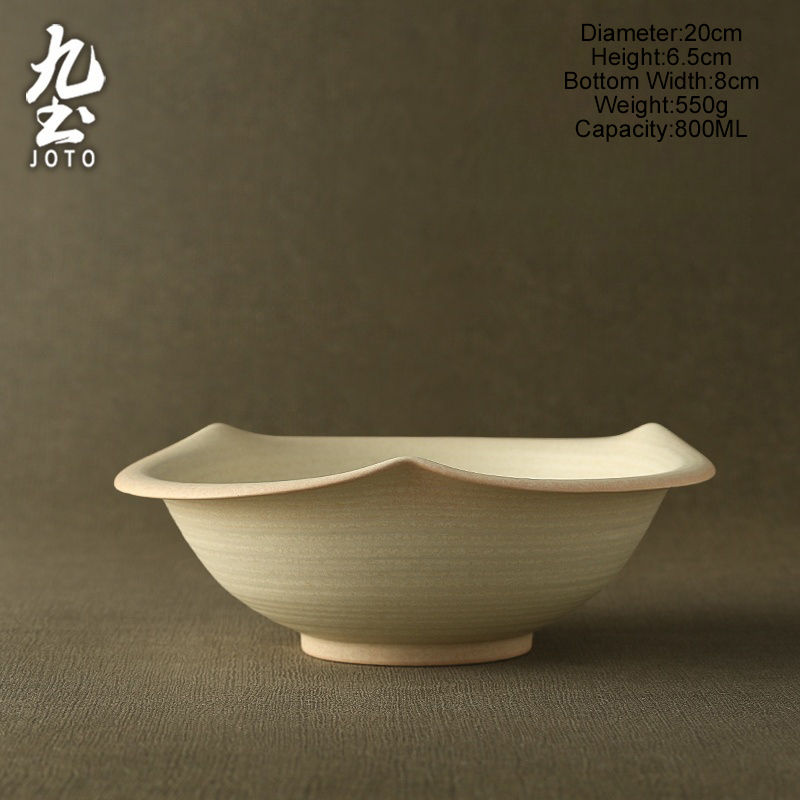 縮圖：JOTO Handmade Rough Pottery Dinnerware CJR0629