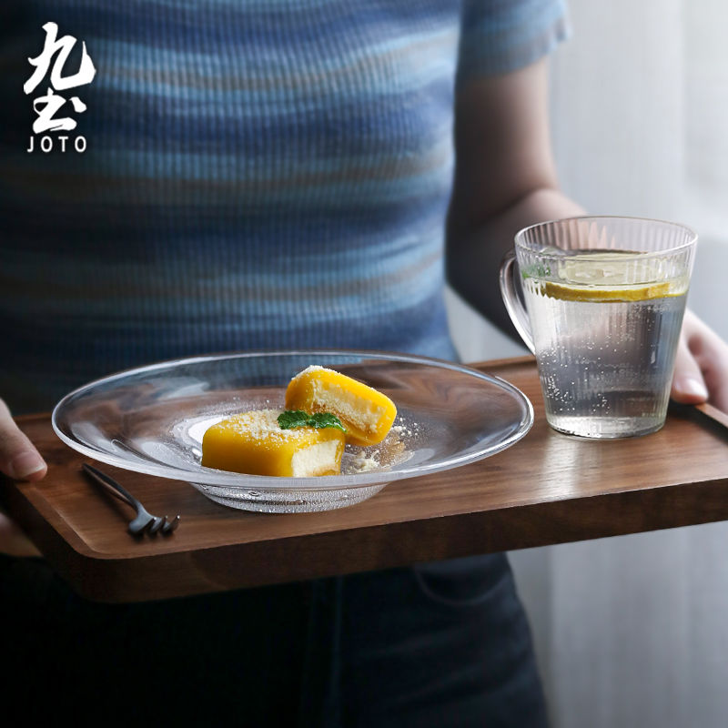 縮圖：JOTO Sparkling and Translucent Creative Glass Bubble Plate CJR0601