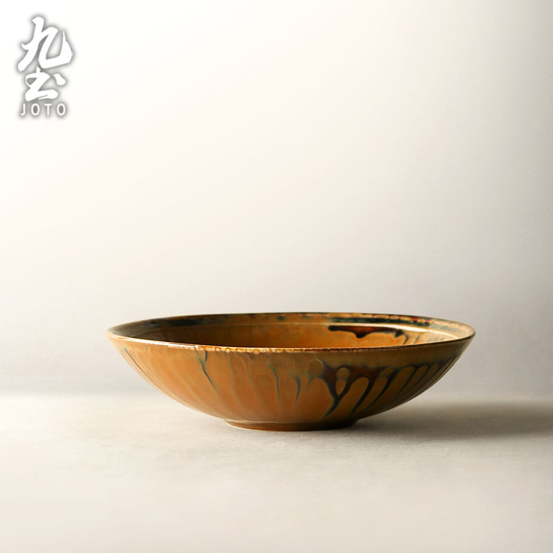 Thumbnail: JOTO Easy to clean Japanese Retro Ceramic Plate CJR0531