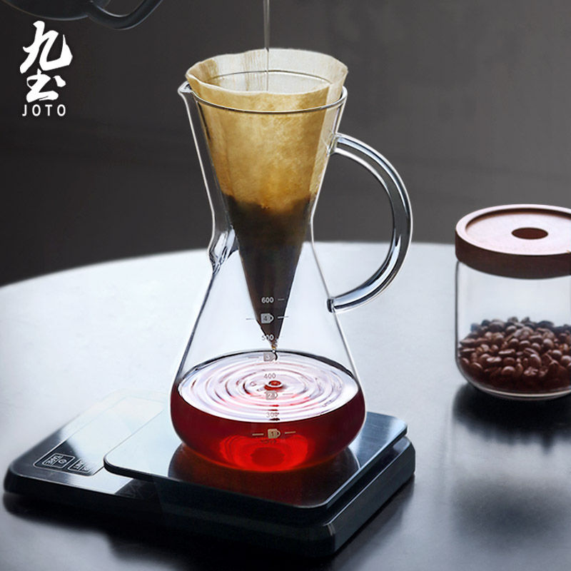 섬네일: JOTO  Handmade Coffee Glass Sharing Pot QTR0084