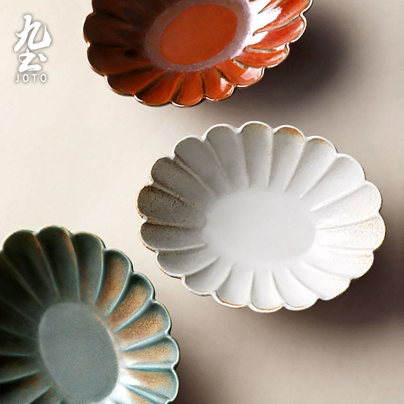 JOTO Japanese Handmade Vintage Petal Bowls CJR0502