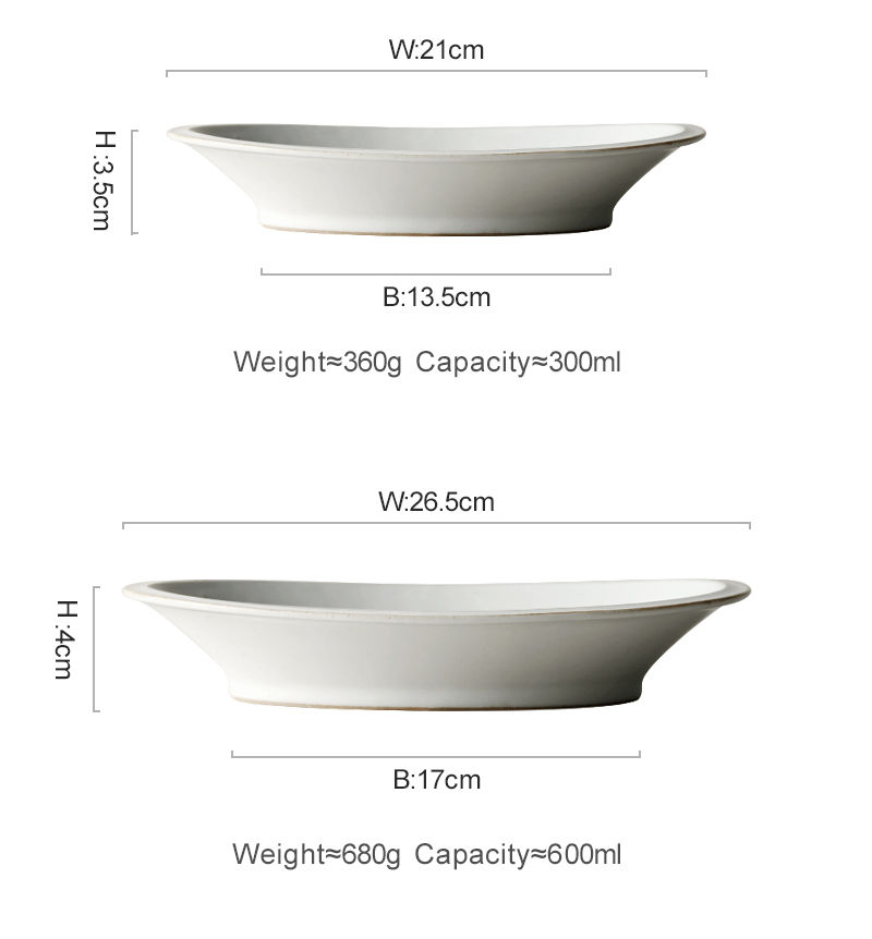 サムネイル： JOTO Japanese Handmade Ceramic Round Dessert Plate CJR0465
